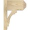 Ekena Millwork Merced Craftsman Rough Sawn Outlooker, Douglas Fir, 8"W x 14"D x 18"H OUT08X14X18MRC04RDF - alternate 4
